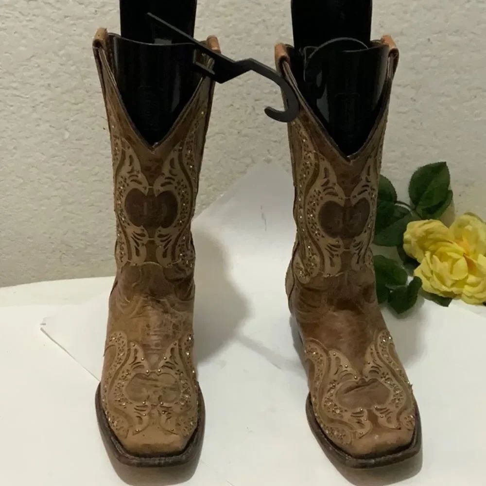TEXAS COUNTRY WESTERN BOOTS WOMEN’S size 24/ 7.5 US